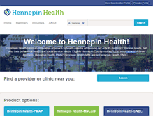 Tablet Screenshot of hennepinhealth.org